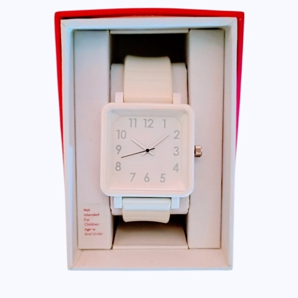 White square watch